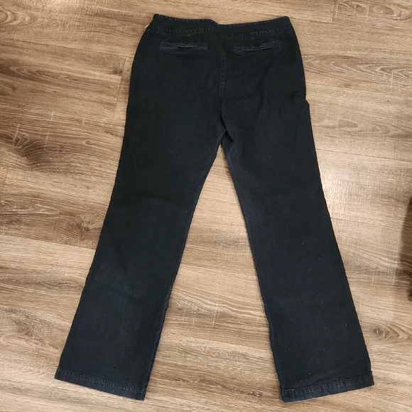 Calvin Klein Dark Denim Straight Leg Jeans - Picture 9 of 10